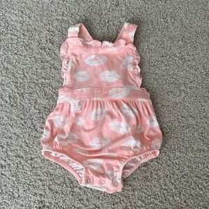 Angel Dear Ruffle Bib Sunsuit (0-3 months)